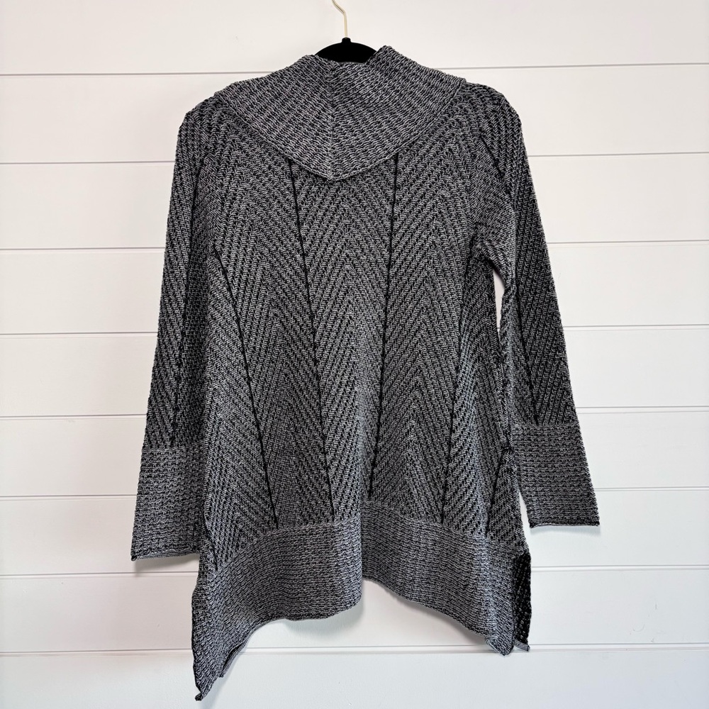 Eight Eight Eight women’s tunic length pullover cowl neck hi/lo sweater Size M - Picture 6 of 15